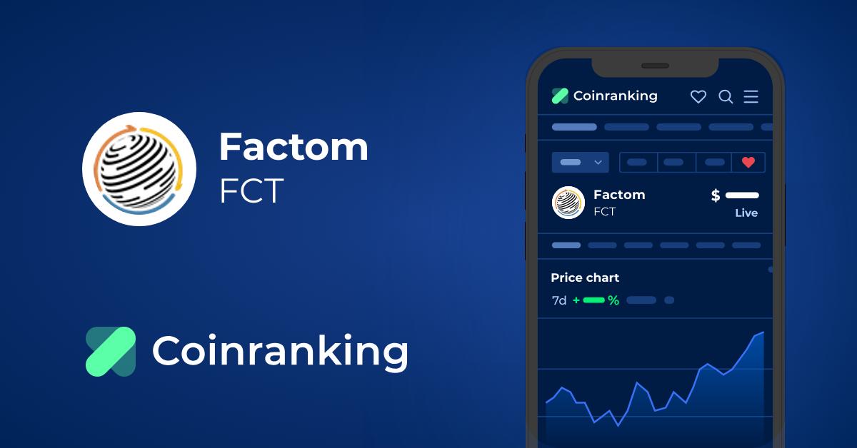 Factom (FCT) $ Exchanges & Market Share >> Stelareum