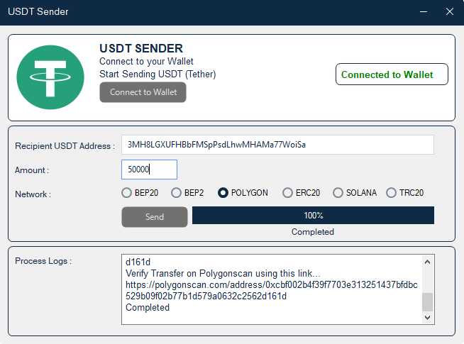 Flash Bitcoin Sender - Send Fake Bitcoin 