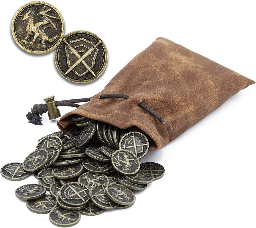 bitcoinlog.fun | Fantasy Metal Coins (30 pcs) - LAST FEW SETS!