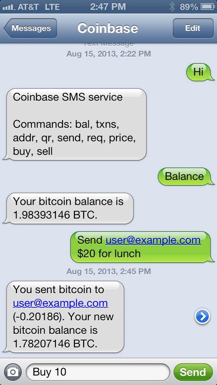 Bitcoin transfers through SMS! | Esendex AU