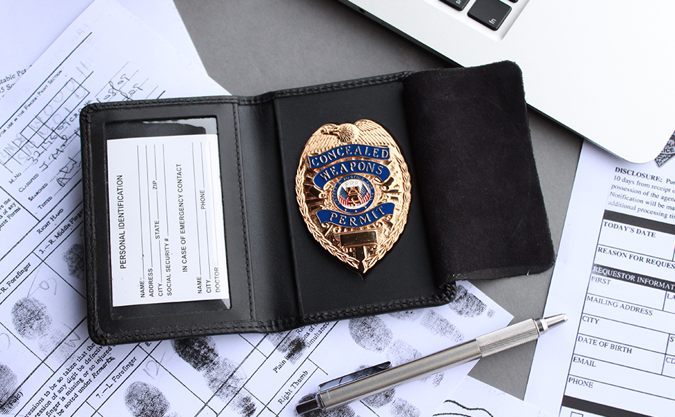 Federal Recessed Badge Wallet | Badge And Wallet