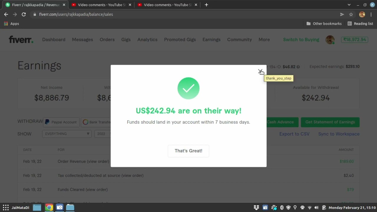 How to withdraw money from Fiverr using Payoneer ? - Amarindaz