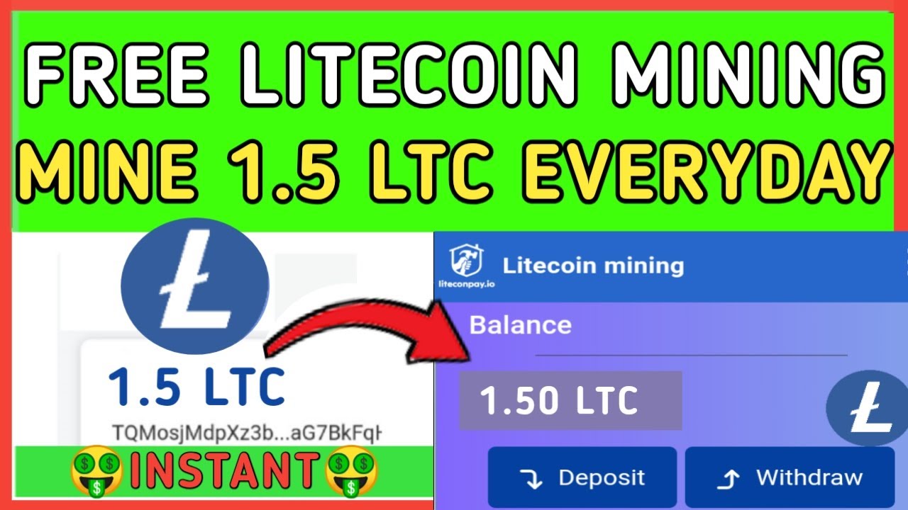 Free Litecoin Mining | Free LTC Mining | Free Crypto Mining