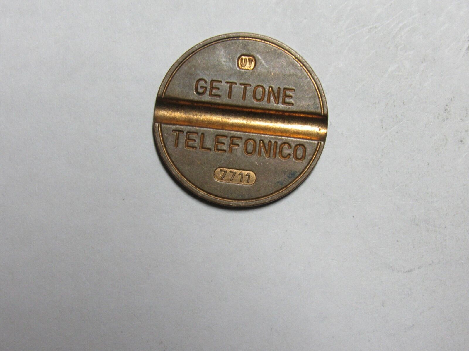 ITALY BRASS Telephone Token - Gettone Telefonico £ - PicClick UK