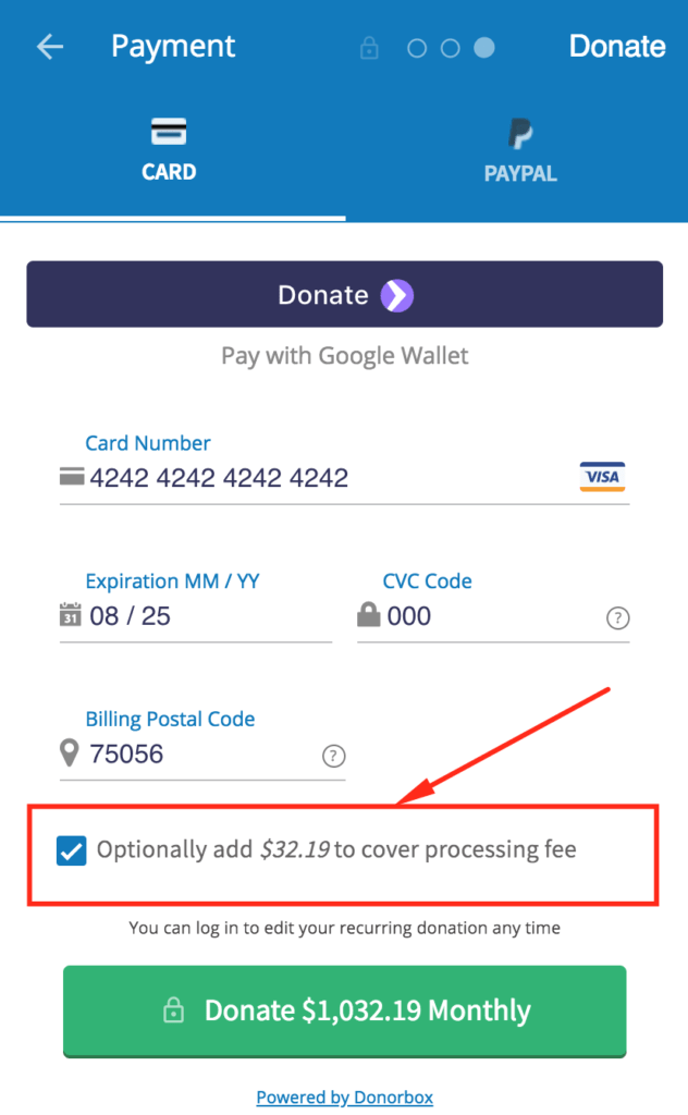 FEES for gift payment - PayPal Community