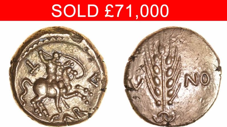 Iron Age coin found in field near Newbury could sell for £30,