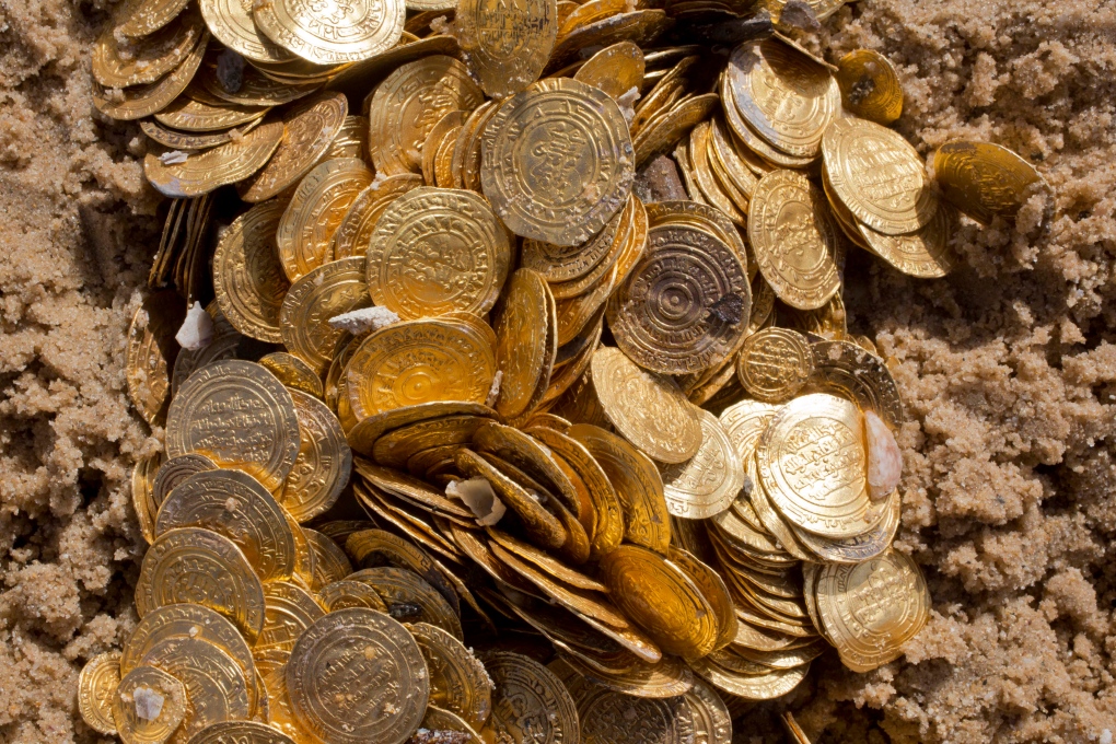 Gold coins found hidden in wall shed light on Byzantine Empire