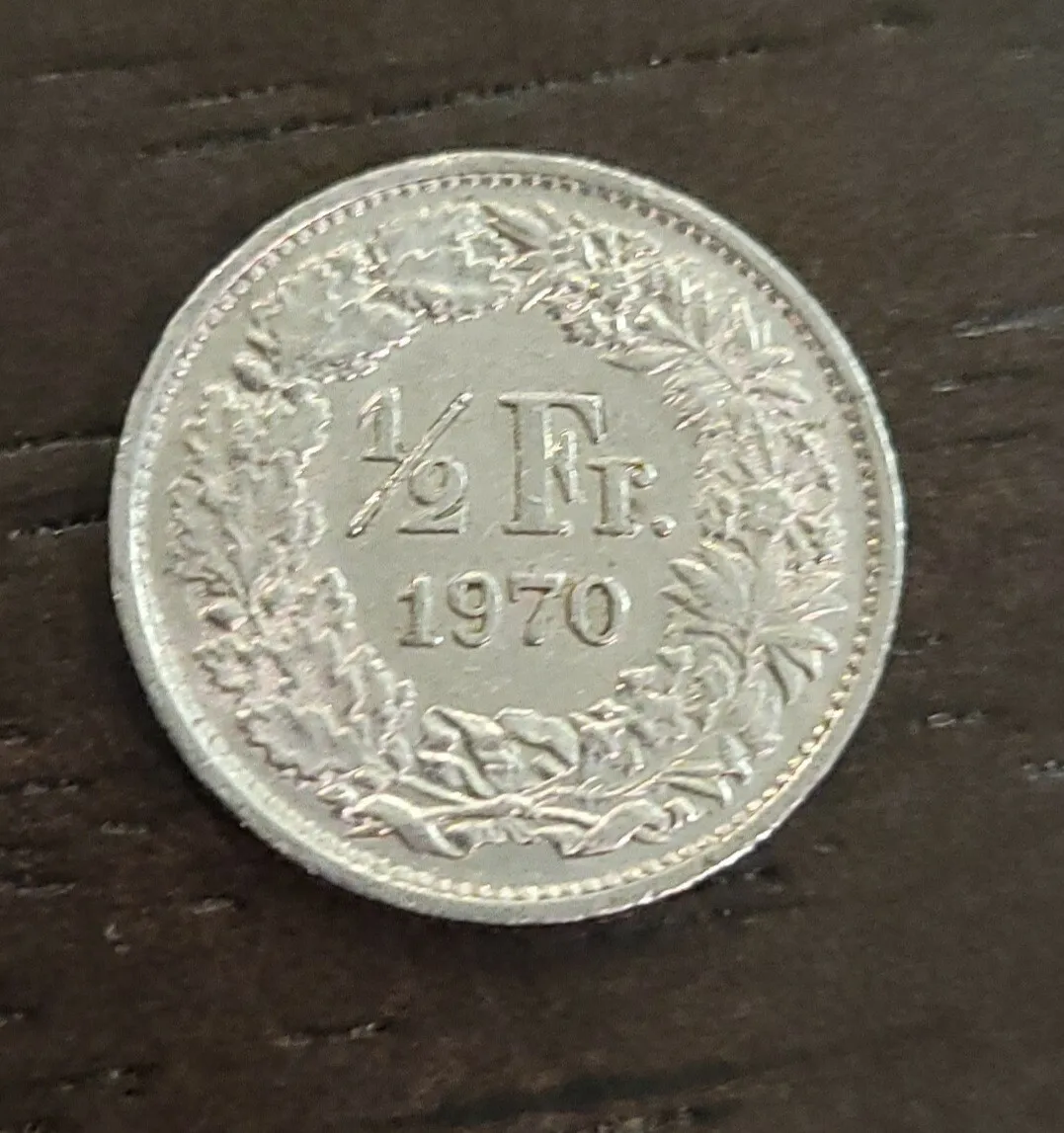 HELVETIA 1 Fr Coin £ - PicClick UK