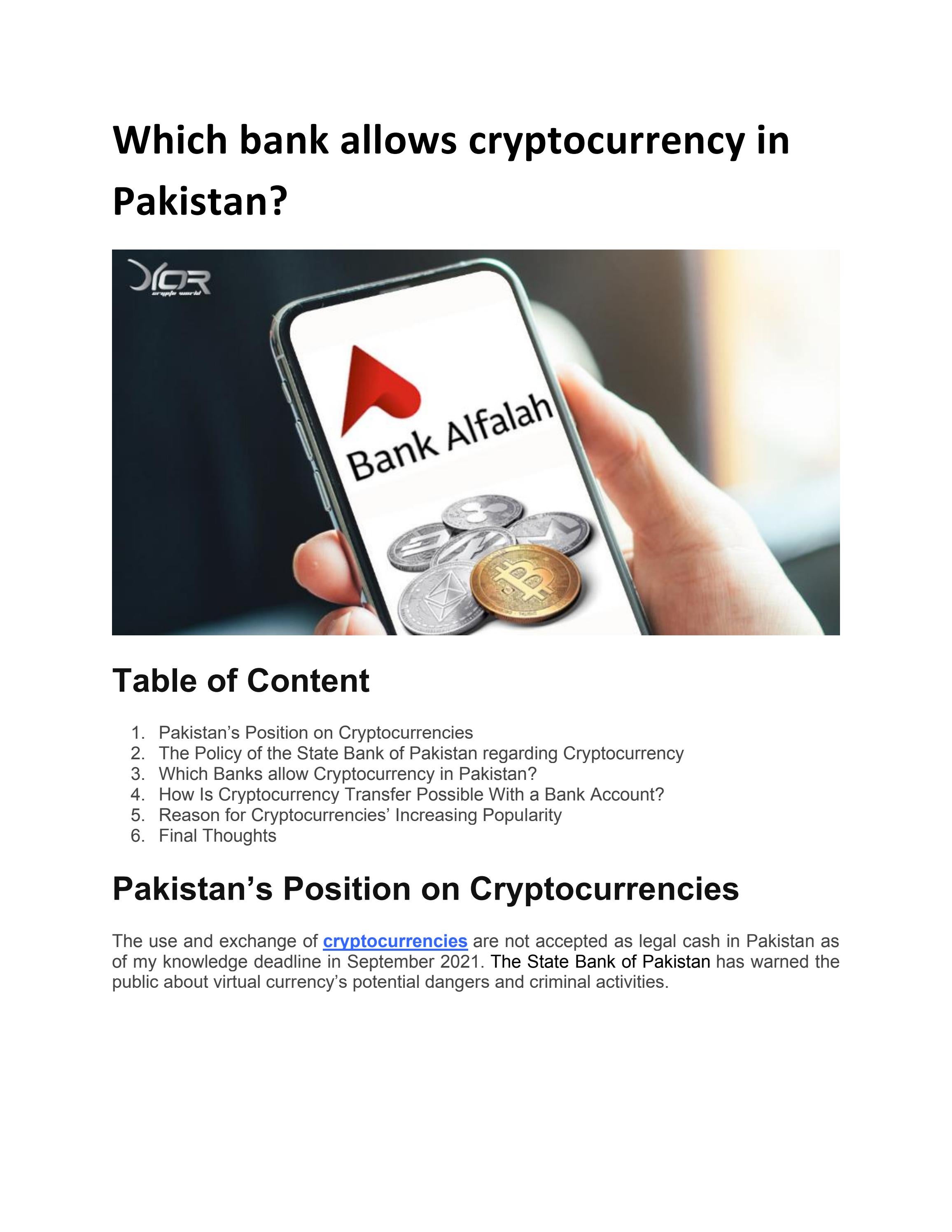 How to Buy Bitcoin in Pakistan? | CoinMarketCap