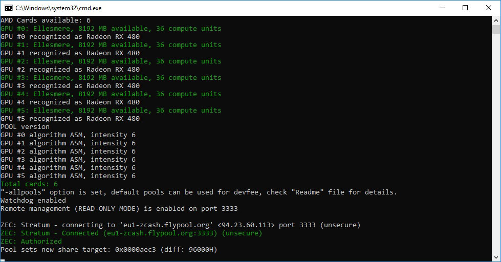 Headless ZCash Mining Rig