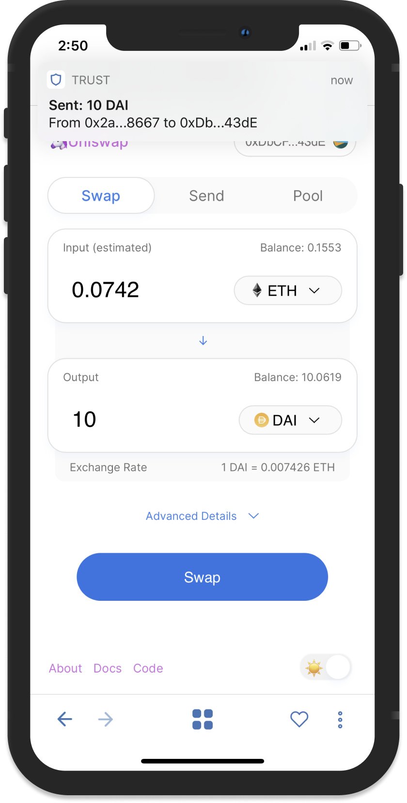 Connect Trust Wallet with Pancakeswap, Uniswap, Sushiswap (8 Minutes)