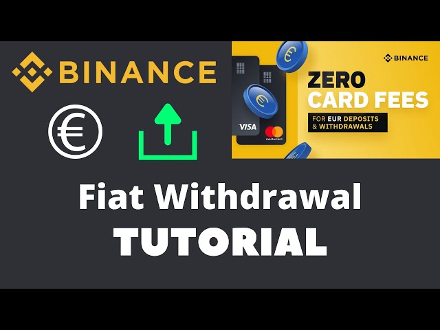 Binance - how to withdraw money? All options are covered!