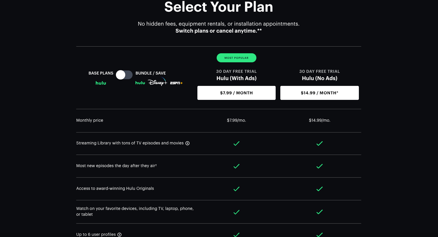 Explained: Hulu subscription plans and which is the right plan for you - Times of India