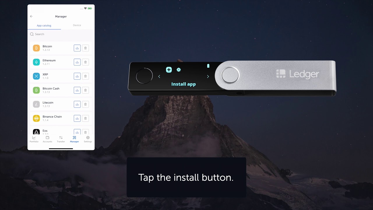 Nano X - Install / Uninstall apps | Ledger