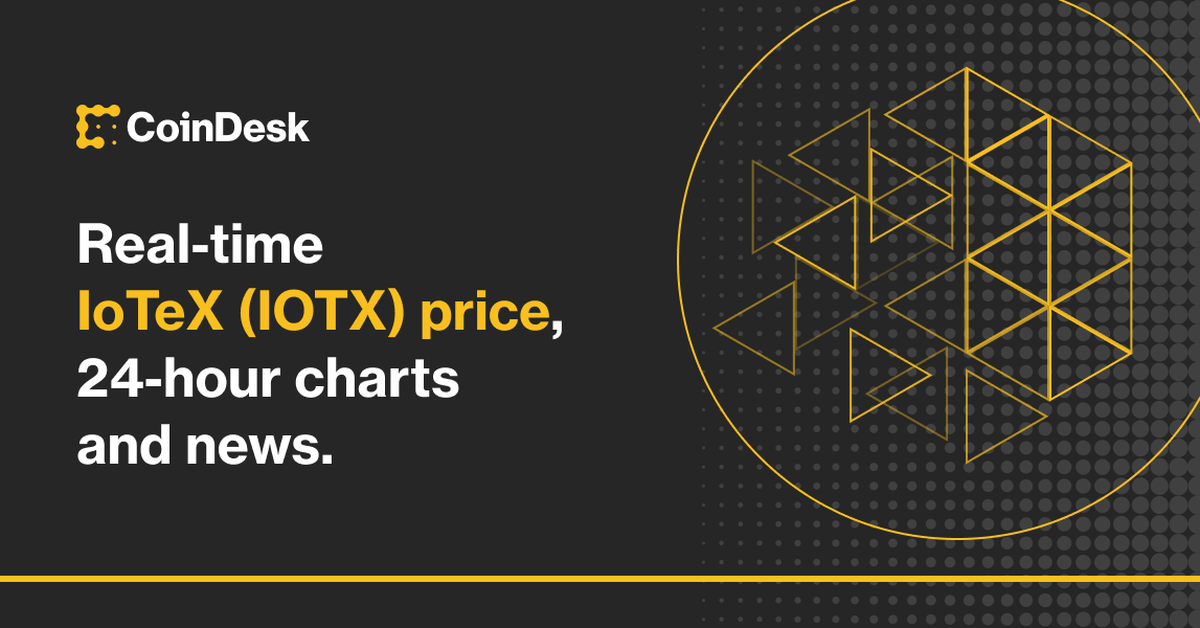 IoTeX [IOTX] Live Prices & Chart