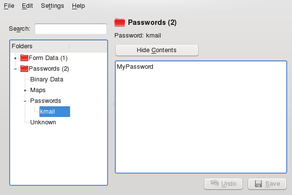 Chapter 8. Managing Passwords with KWallet Manager