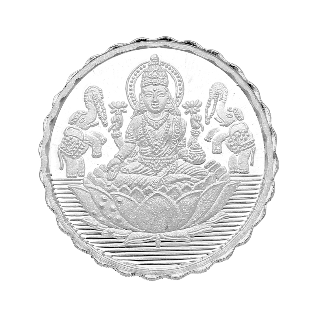 G Ganesh Lakshmi Silver Coin | Raj Jewels