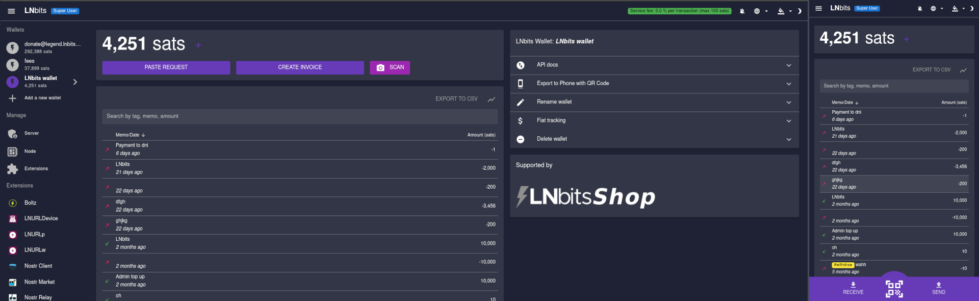 LNbits | Free Open Source Bitcoin Lightning Wallet Accounts System