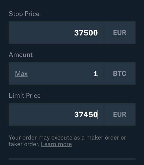 Trading - Advanced Order Types with Coinbase - deeplizard