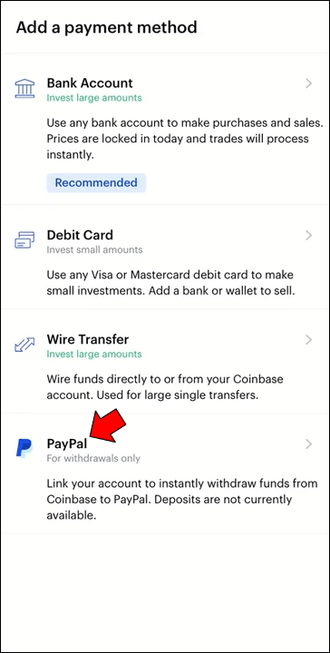 Can't add Paypal as a payment method on Coinbase - PayPal Community