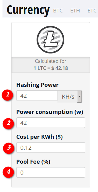 Mining Calculator | bitcoinlog.fun