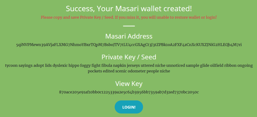 How to Buy Masari(MSR) Crypto Step by Step