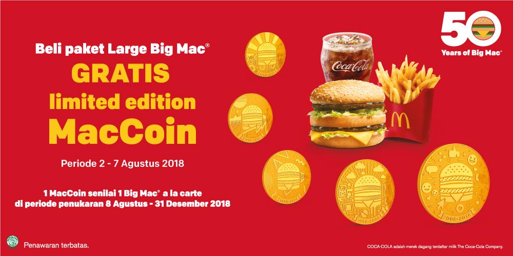 McDonalds Putting on Promotion for 50th Anniversary of the Big Mac