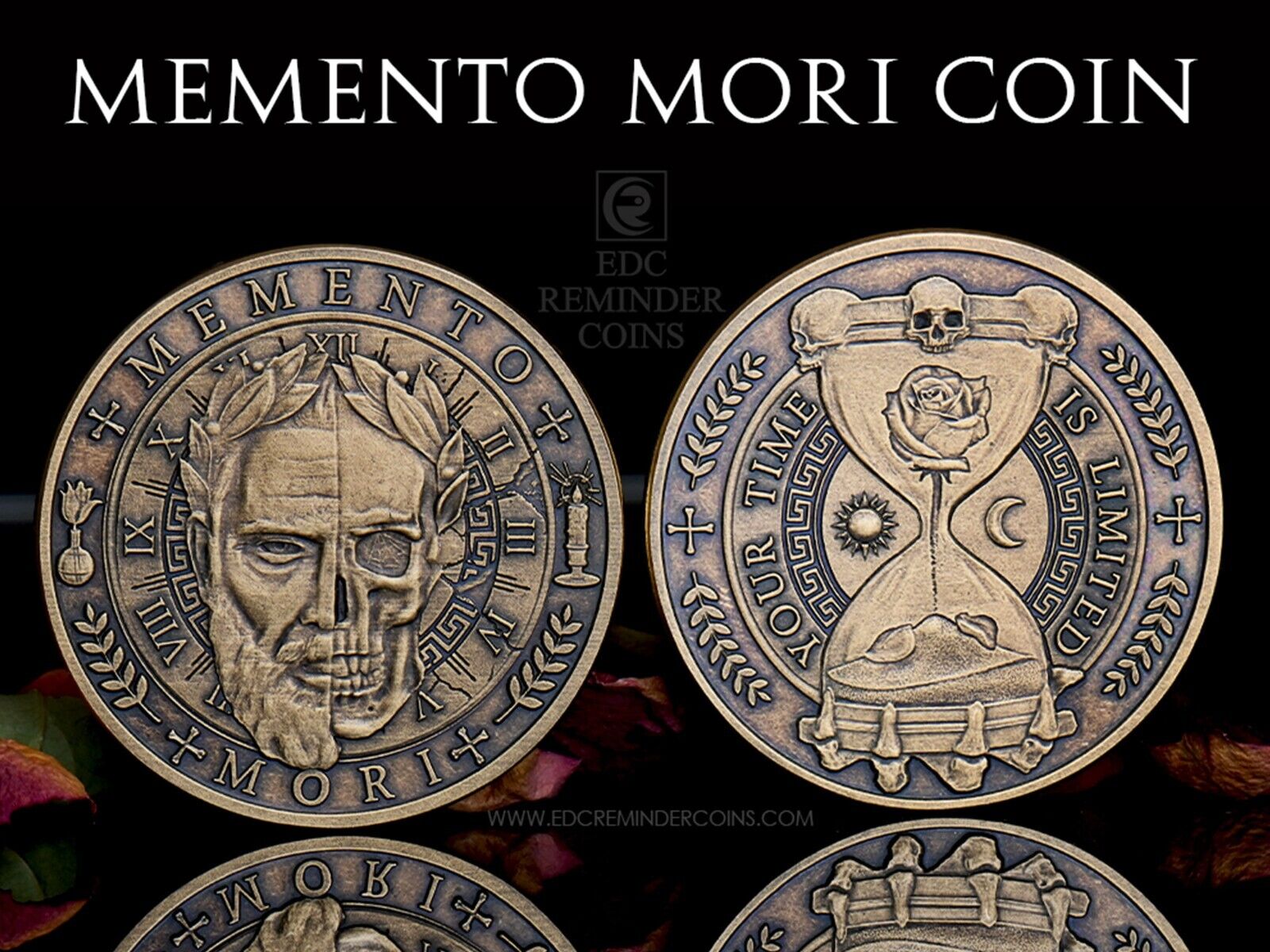 Memento Mori Challenge Coin –ZERO FOXTROT