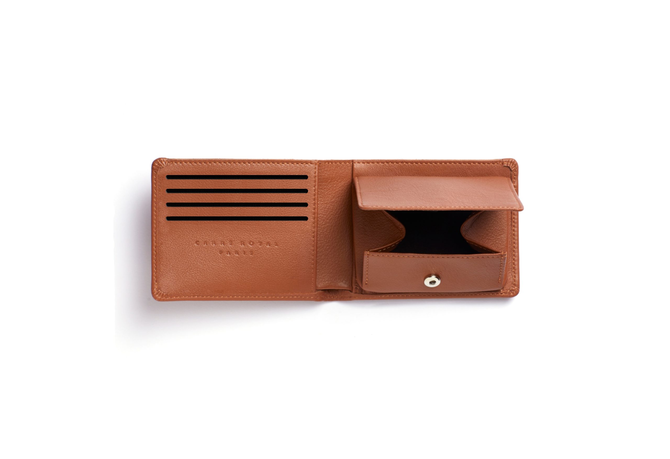 Kaki Minimalist Wallet With Coin Pocket wholesale