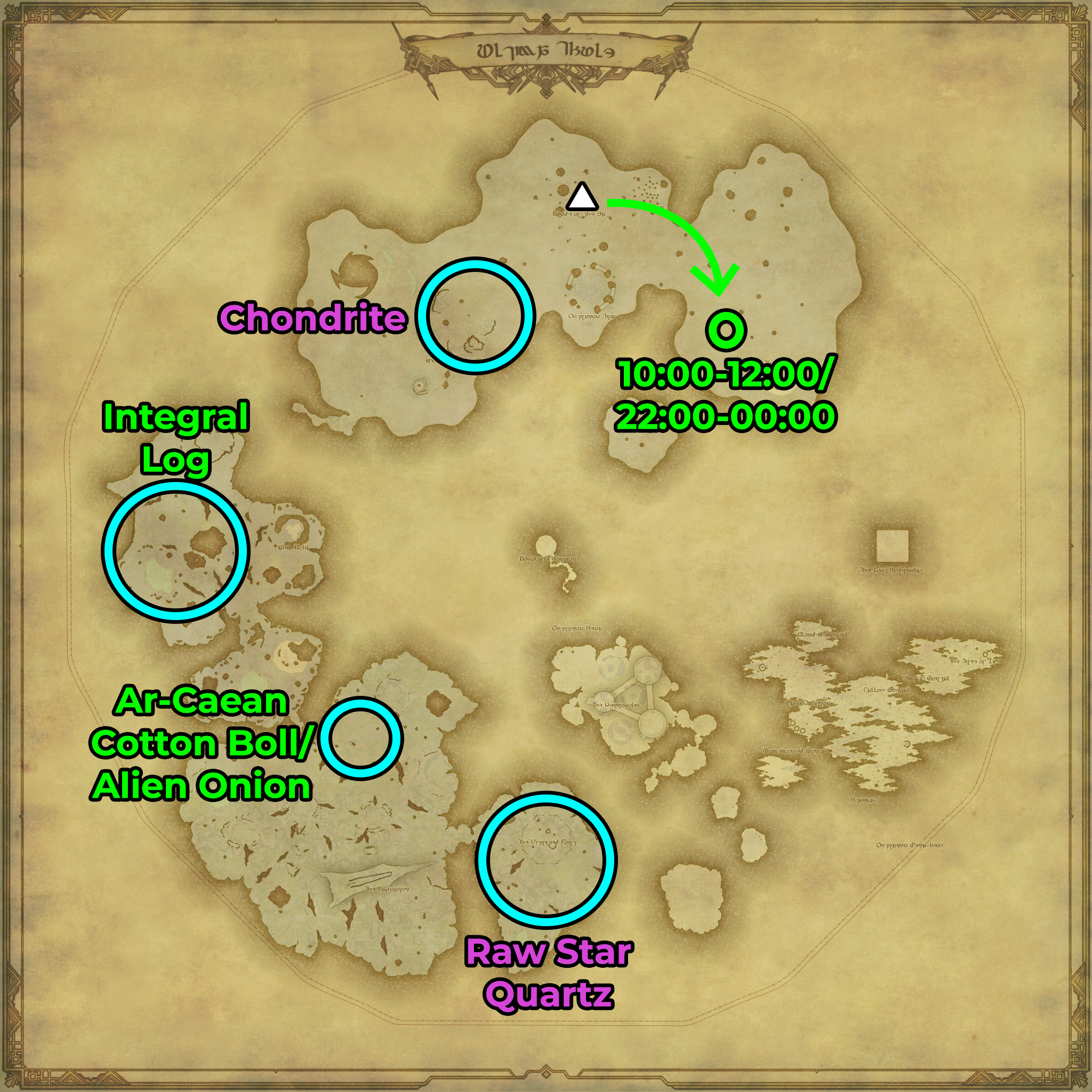 Joe Jr Blog Entry `Rare Mining Nodes List, Locations, & Slots` | FINAL FANTASY XIV, The Lodestone