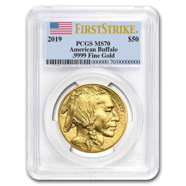 Graded American Buffalo 1oz Gold Coin MS70 - Buy Bullion