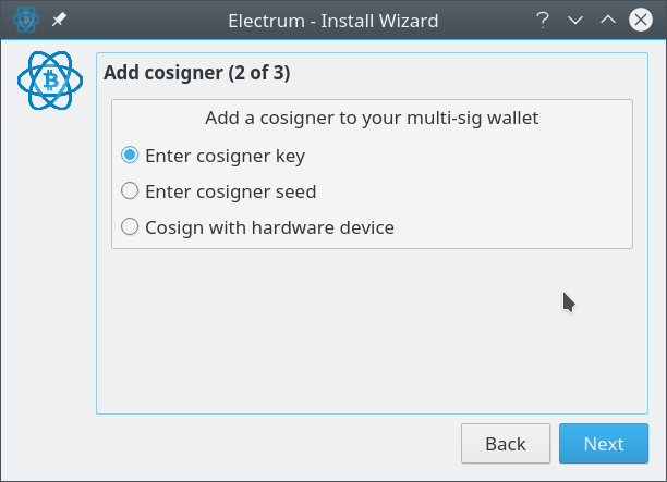 Multisignature Wallet Exercise (with Electrum) – Bitcoin Guides