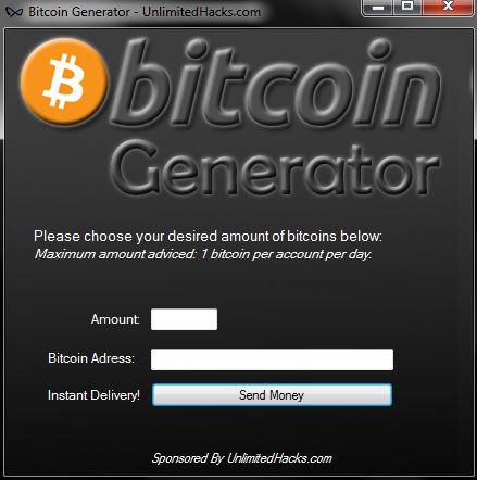 The Bitcoin Generator - Generate Free BTC to Your Wallet Account