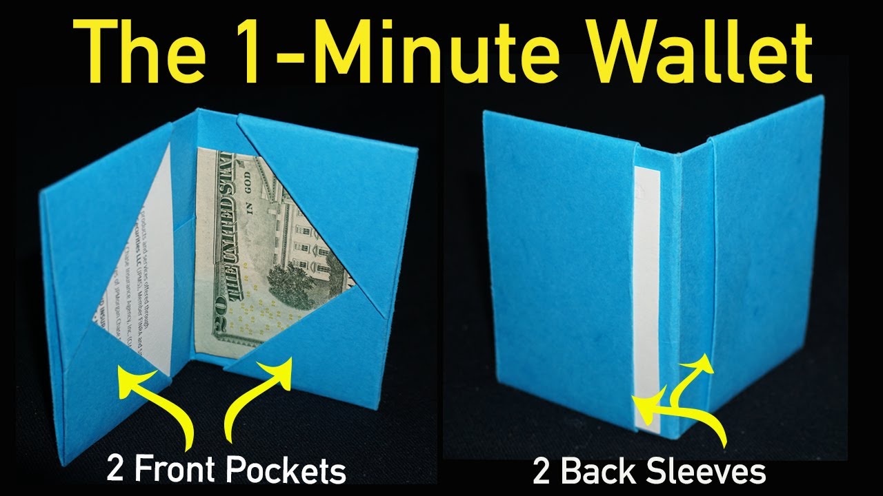 Paper Wallet : 8 Steps (with Pictures) - Instructables