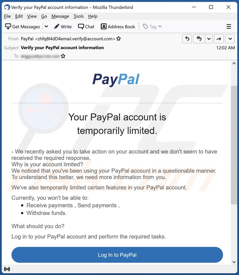 How do I remove a limitation from my account? | PayPal GB