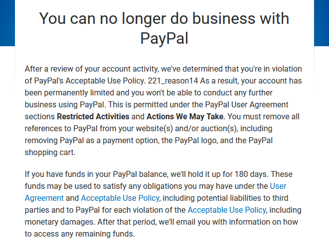 Resolve PayPal Account Limitations and Holds - PayPal India