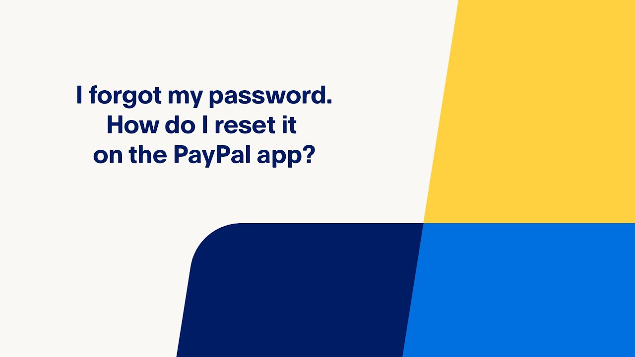 Log in to your PayPal account