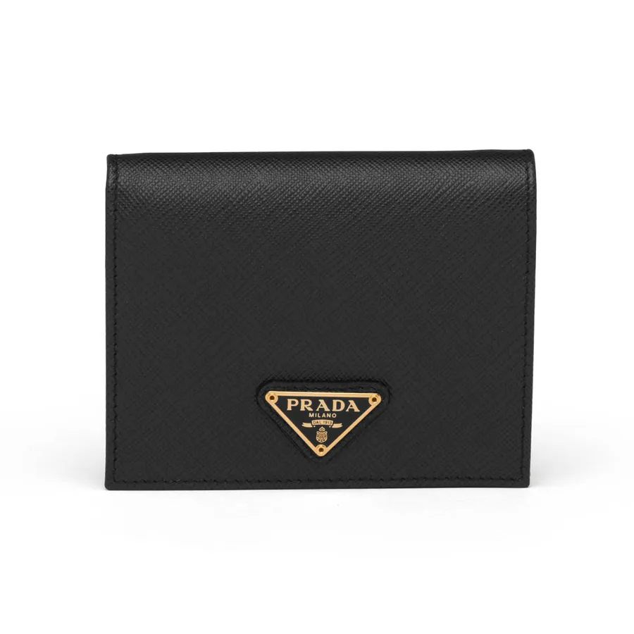 PRADA Small Leather Wallet - Brown