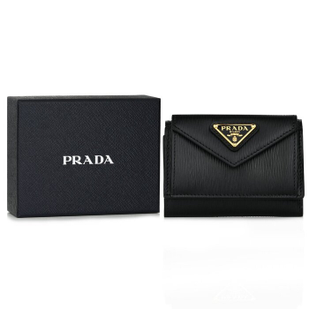 Prada Saffiano Leather Bi-fold Short Wallet (Wallets and Small Leather Goods,Wallets) bitcoinlog.fun