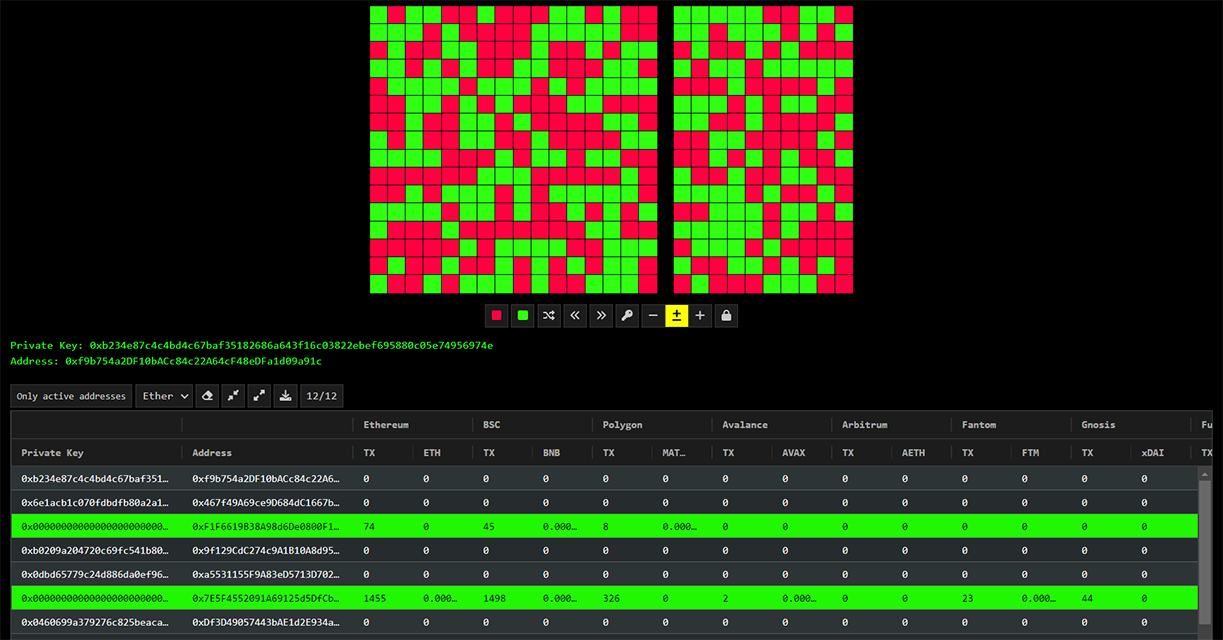 All Bitcoin private keys is on this website with automatic balance checker | bitcoinlog.fun