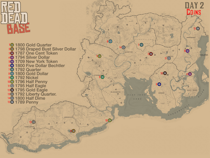 Where to Find All the Collector’s Coins In Red Dead Online | VG