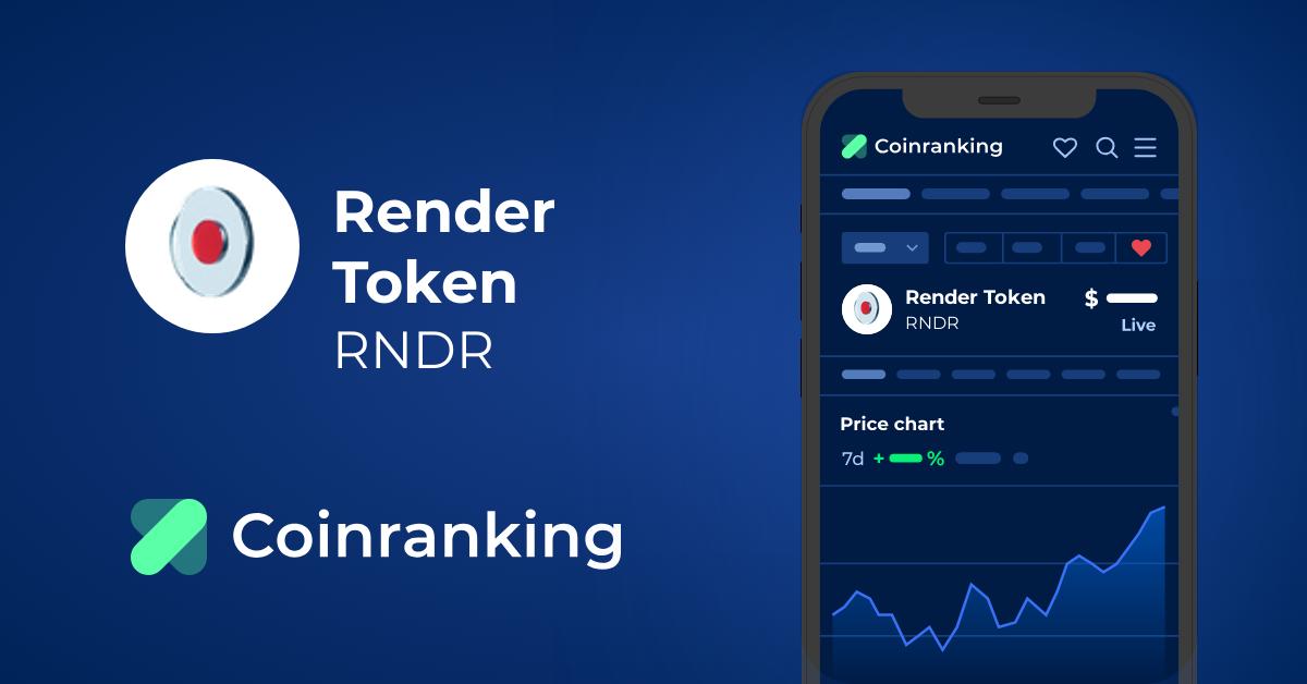 Render Token Price Today - RNDR Price Chart & Market Cap | CoinCodex