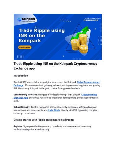 XRP to INR | Convert Ripple to Indian Rupees | Revolut Singapore