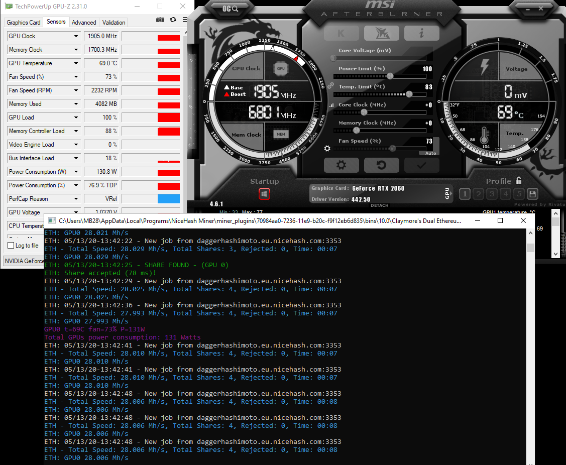 RTX Mining Settings