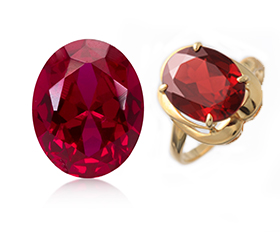 Buy Ruby Stone Online | Ruby (Manik) Gemstone Price in India | Astro Kapoor