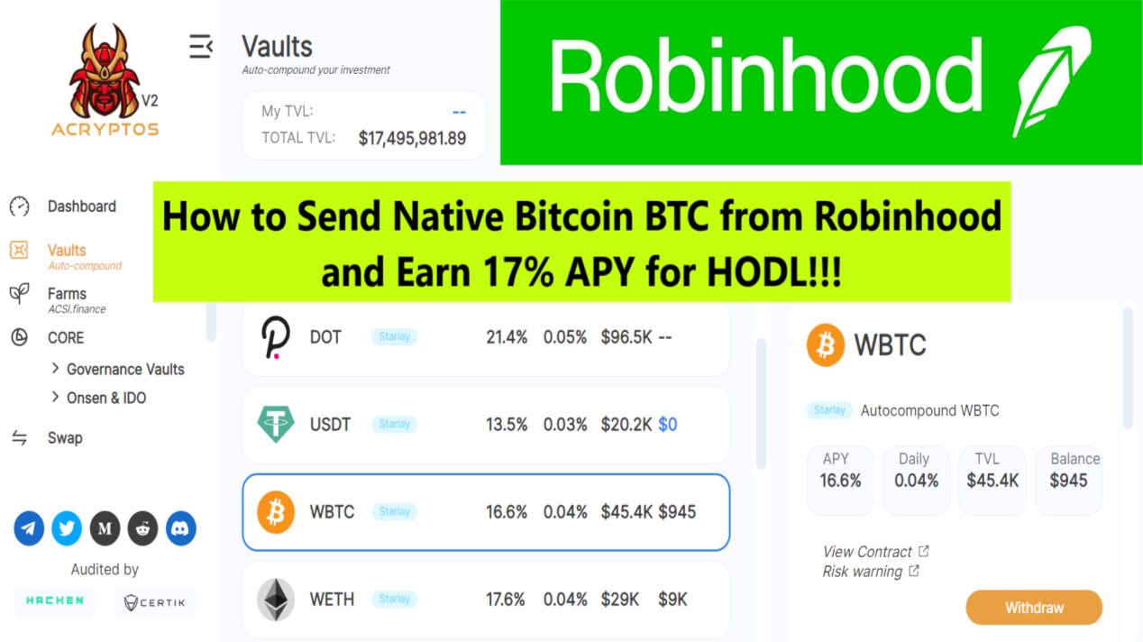 How to Transfer Your Crypto From Robinhood to a Secure Wallet