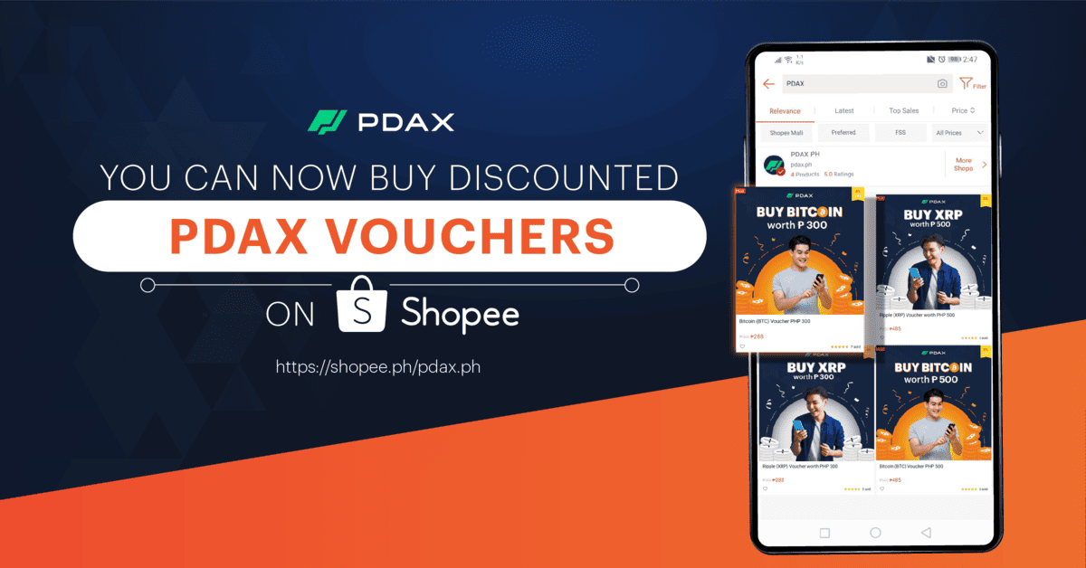 Buy Bitcoin Through Shopee? PDAX Vouchers Now Available | BitPinas