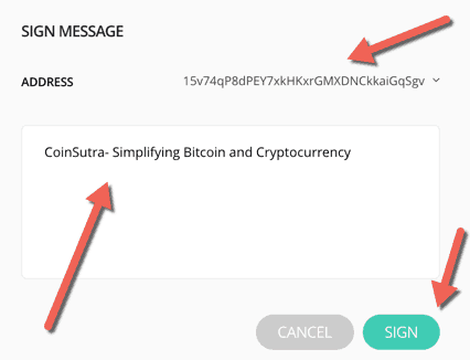 Bitcoin Signature: How to sign and verify a message in your bitcoin wallet | bitcoinlog.fun