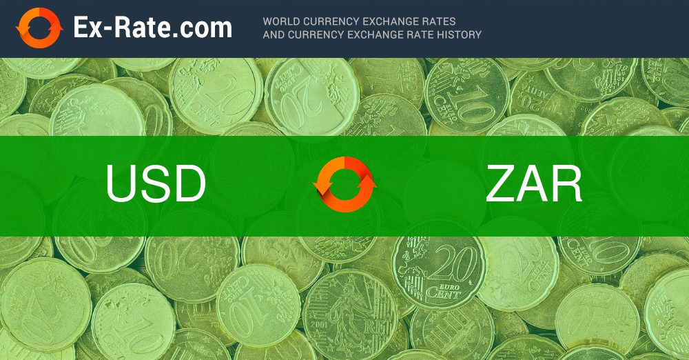 Exchange Rate South African Rand to US Dollar (Currency Calculator) - X-Rates