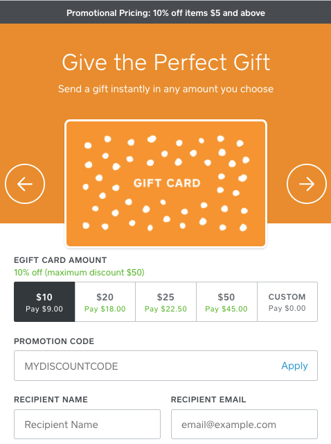 Macarthur Square Gift Cards